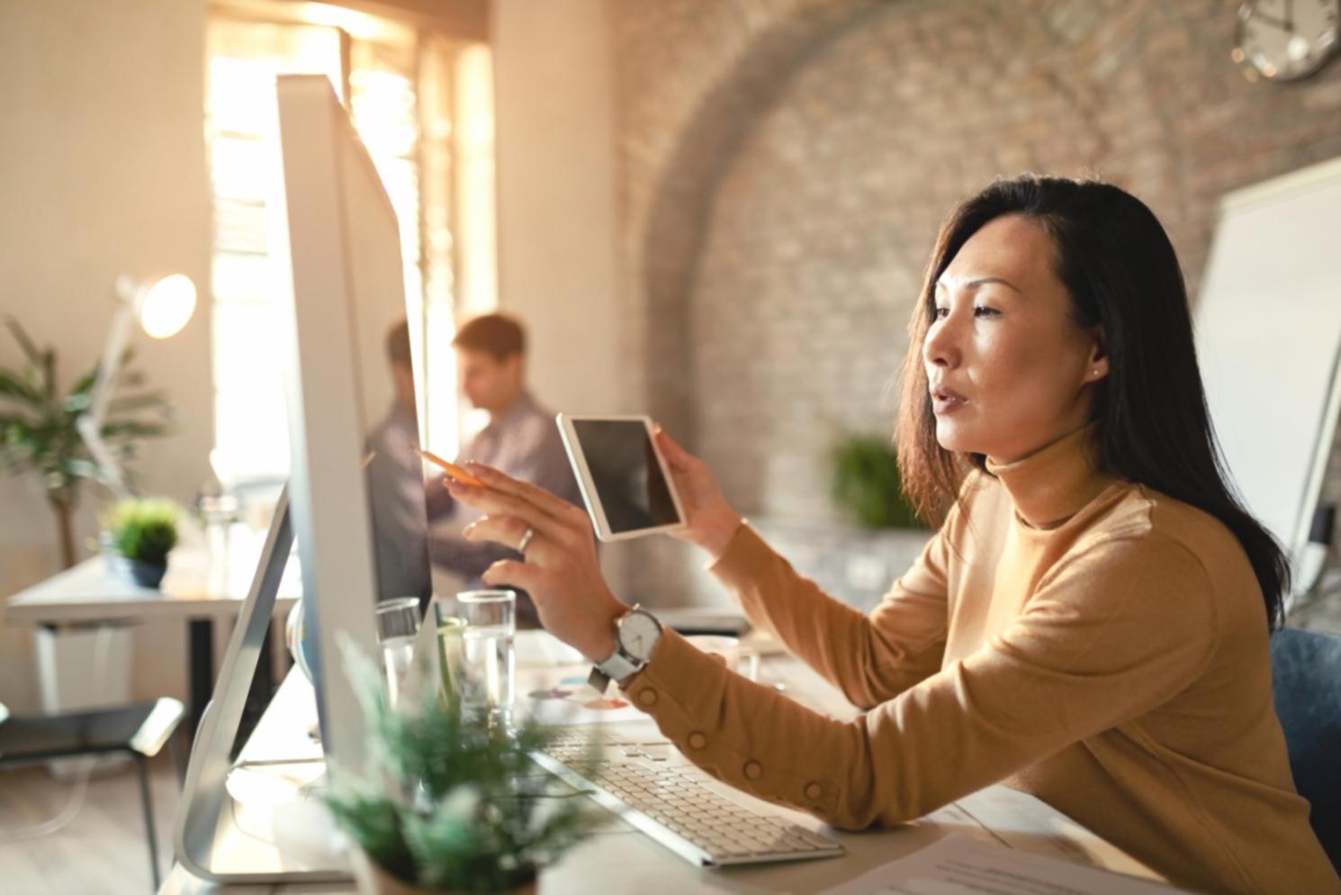 Mobile SEO Analyse auf einem Smartphone-Bildschirm